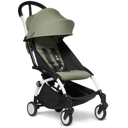 Babyzen YOYO2 Ultra Compact 6+ Stroller - White / Olive