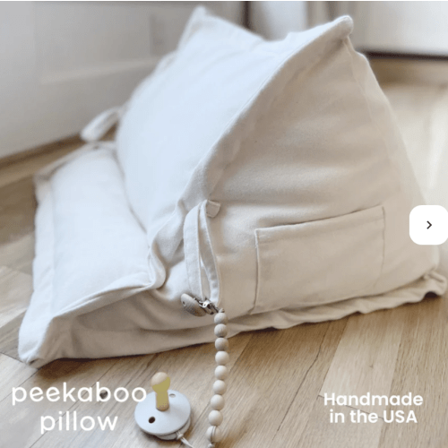 Peekaboo Pillow™ Official Site - Organic Infant Lap Pillow