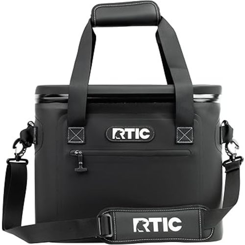 RTIC Ultra-Tough Soft Cooler 30 Can, Insulated Bag Portable Ice Chest Box for Lunch, Beach, Drink, Beverage, Travel, Camping, Picnic, Car, Trips, Floating Cooler Leak-Proof with Zipper