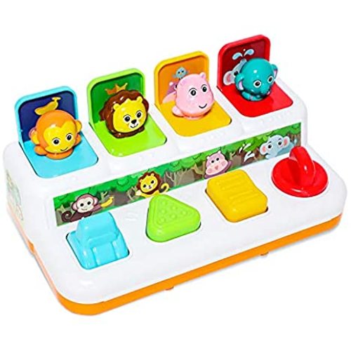 baccow Baby Toys 6 to 12-18 Months Musical Learning Pop-up Toys for 1 2 3 Year Old Boys Girls Gifts Kids Toddler Infant Sensory Toys
