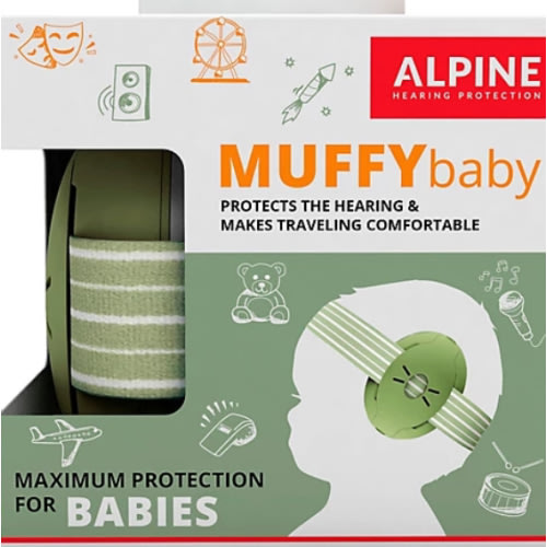 Alpine Hearing Protection Muffy Baby Protective Headphones Green | Guitar Center