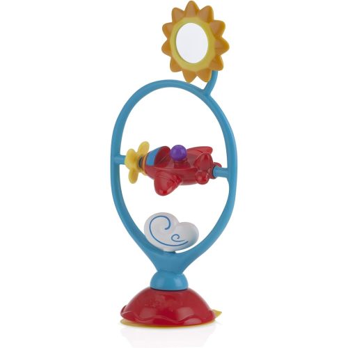 Nuby Silly Spinwheel Toy with Suction Base - Interactive High Chair Toy for Babies and Toddlers - 6+ Months