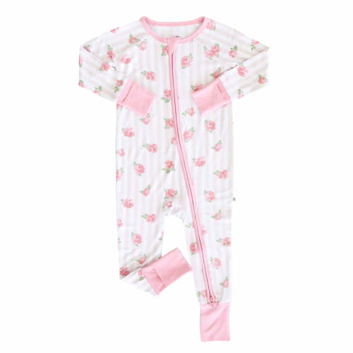 Mommy and me Rosy & Cozy Convertible Zip Romper