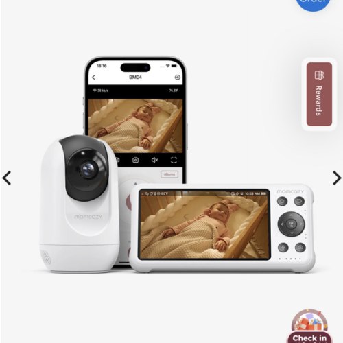 Momcozy 5-Inch Dual-mode Smart Baby Monitor-BM04
