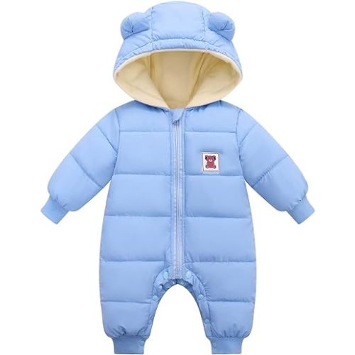 Cute Baby Boys Snowsuit New Born baby girls Winter Coat Toddler Clothes
