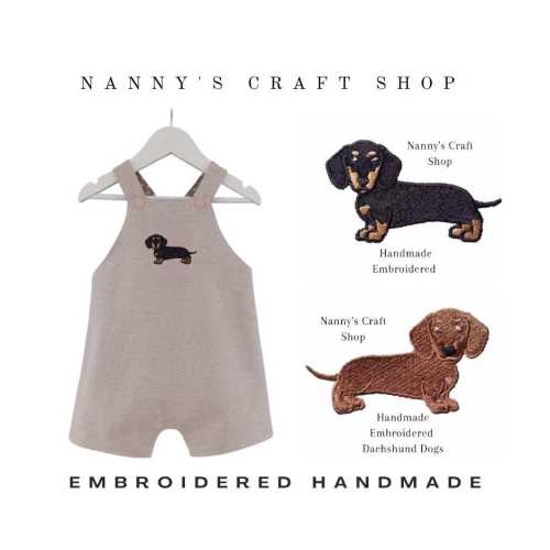 Baby clothes. Baby dog outfit. Baby boy Dachshund outfit. Sausage dog outfit. Baby romper. Baby gift. Baby shower. Embroidered baby clothes