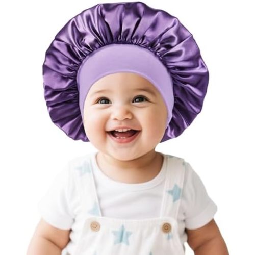 Satin Baby Bonnet for Sleeping Silk Sleep Cap Bonnets for Baby Girls and Boys Infant
