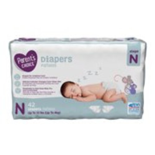 Parent's Choice Diapers, Size Newborn, 42 Diapers