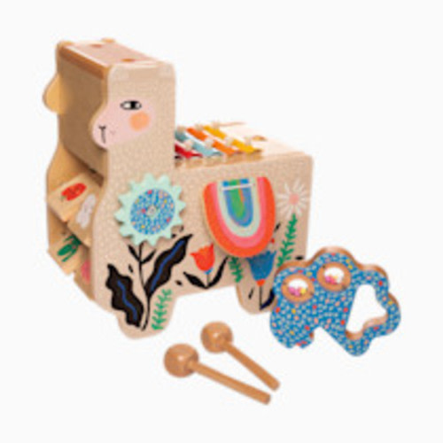 Manhattan Toy Musical Lili Llama Wooden Toy