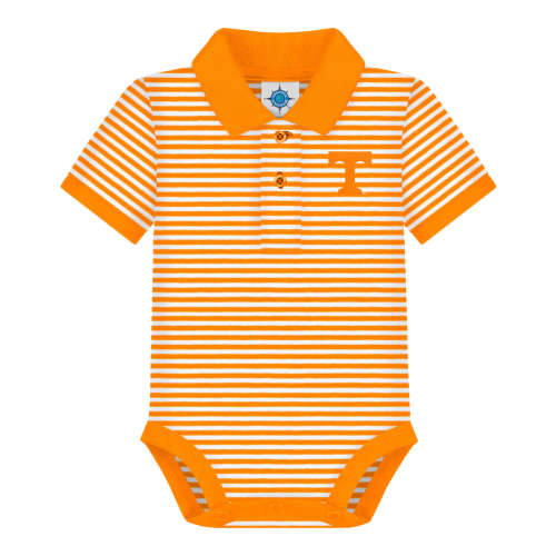 Tennessee Volunteers Striped Polo Bodysuit | College Baby
