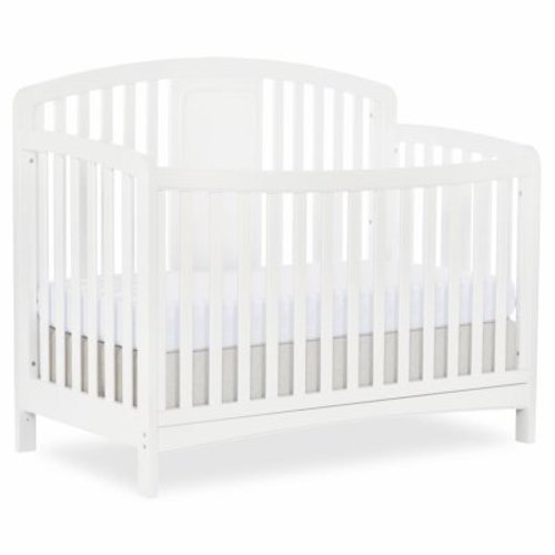 Dream On Me Dakota 4-In-1 Convertible Crib, Greenguard Gold Certified, White