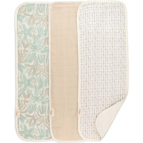 Parker 3-Pack Assorted Cotton Burp Cloths