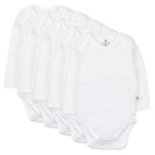 5-Pack Organic Cotton Long Sleeve Bodysuits | Honest Baby Clothing