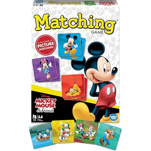 Wonder Forge Mickey Mouse Matching Game - Fun and Educational Disney Memory Card Game for Toddlers, Kids, Boys and Girls Ages 3-5 - Develops Focus, Analysis, and Learning Skills