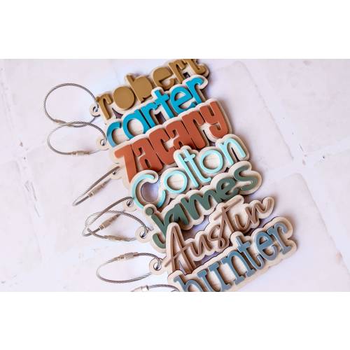 Backpack name tag boy, Personalized Acrylic Keychain, Custom Name tag, Custom Bag Tag, Kids Name Tag, back to School name tag Diaper Bag tag