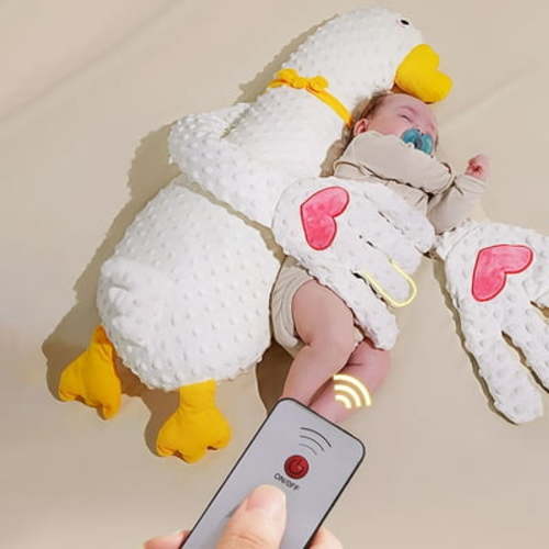 Baby Patter for Sleep - Baby Butt Patter for Sleep, Duck Baby Patter, Baby Startle Prevention, Baby Patting Sleeping Toy, Adjustable Simulation of Mother's Automatic Palm Slapping Clearance