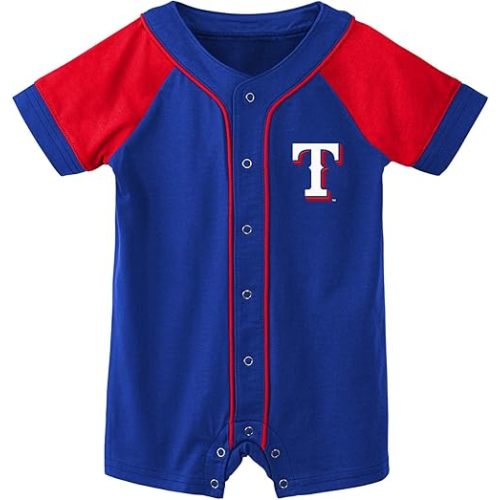 Outerstuff MLB Unisex-Baby Newborn & Infants 0-24 Months Little Slugger Creeper Bodysuit Romper