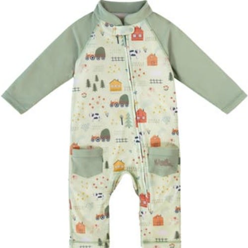 Sun & Swim Suit, 3-6M