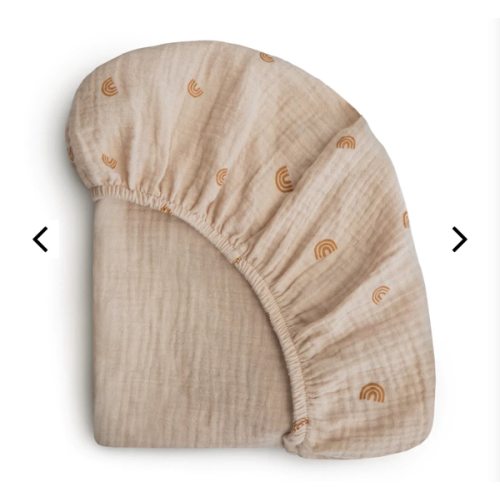 Mushie - Extra Soft Bassinet Muslin Sheet | Kido Bebe