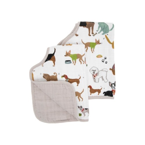 2-Pack Cotton Muslin Burp Cloths
