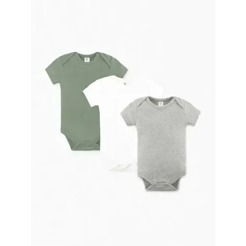 3-Pack Classic Short Sleeve Bodysuit Bundle