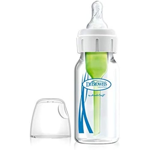 Dr. Brown's Natural Flow Options+ Narrow Glass Baby Bottle 4oz