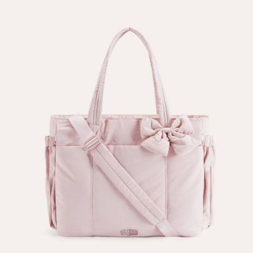 Bagsmart Lightweight Messenger & Laptop Bag Crush 26L Tote - Pink