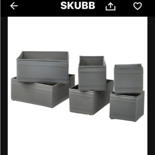 Ikea drawer organizers