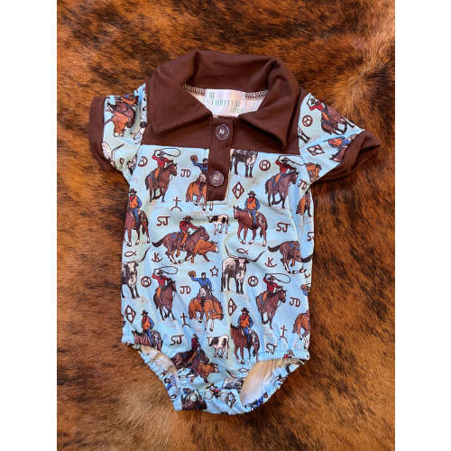 Ranch baby romper