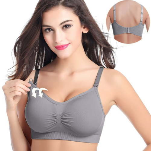 Tejiojio Maternity,Labor,Nursing Clothing Clearance Pregnant Women's Plain Color Bra Maternity Nursing Bras Vest Tops