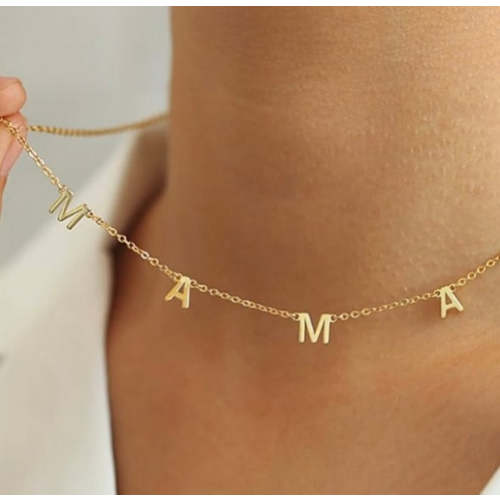 MAMA Necklace - 18K Gold Plated