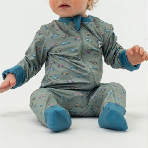 Baby Zip Up - Vintage Cruiser – BURLEBO