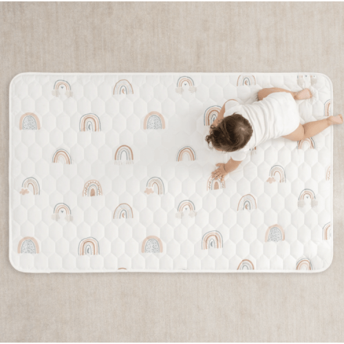 Play Mat with Non-Slip Bottom - Color: Rainbow