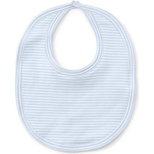 Simple Stripe Bib, Blue - Kissy Kissy | Maisonette