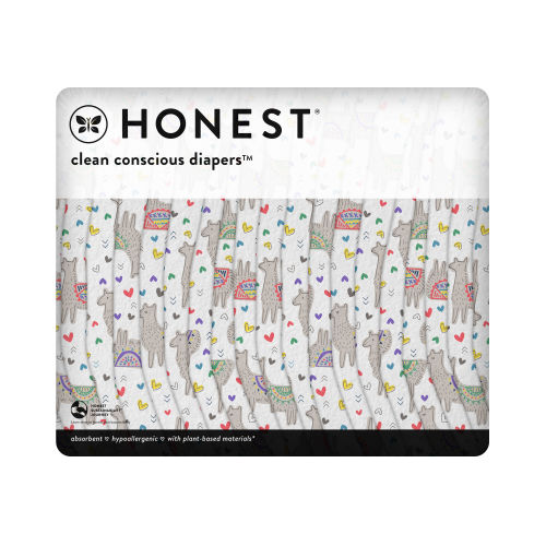 Honest Wetness Indicator Diapers - Plant-Based & Fragrance-Free | Honest