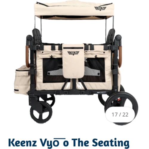 Keenz Vyo͞o The Seating Chameleon Stroller Wagon 4-Passengers