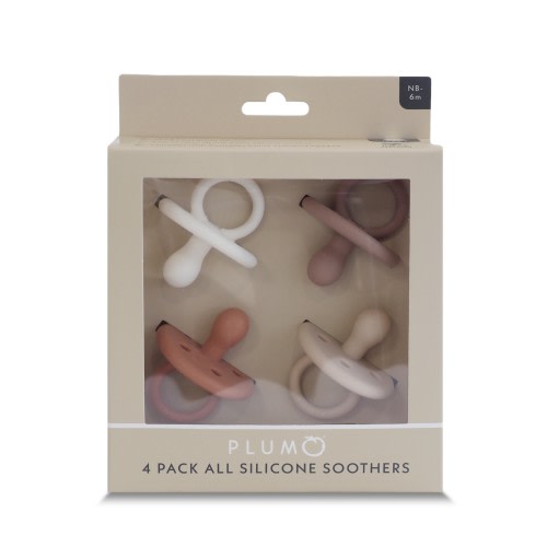 Plum 4pack Soothers GL Earthy Bundle 0-6 Months