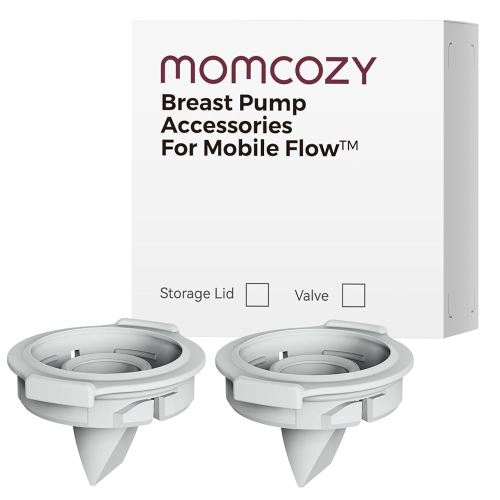 Momcozy Original Replacement Accessories for Upgraded Mobile Flow | Upgraded M9,Original Upgraded M9 Breastfeeding Parts,Valve，2 Pack