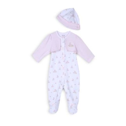 Girls' Baby Bunnies Footie & Hat Set (3 months)