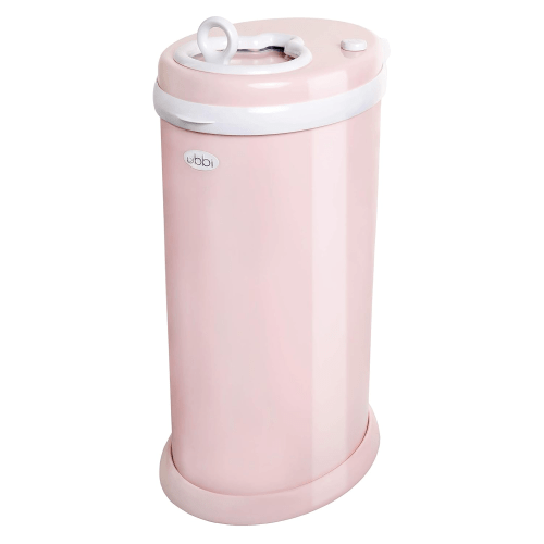 Ubbi Stainless Steel Diaper Pail, Odor Locking, No Special Bag Required, Award-Winning, Registry Must-Have, Terrazzo