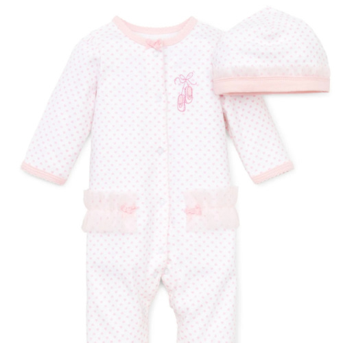 Prima Ballerina Footed One-Piece And Hat