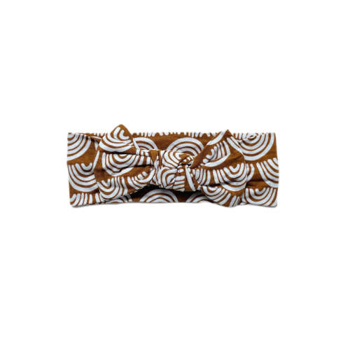 Rust Rainbows Bow Headband