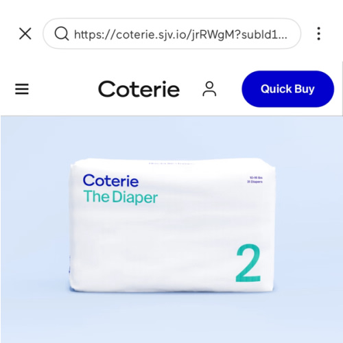 The Diaper - Size 2 | Coterie