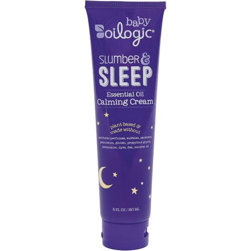 Oilogic Baby Lotion - Slumber & Sleep Calming Cream for Babies & Toddlers - Relaxing & Moisturizing with 100% Pure & Natural Essential Oil Blend - Lavender and Chamomile Oil