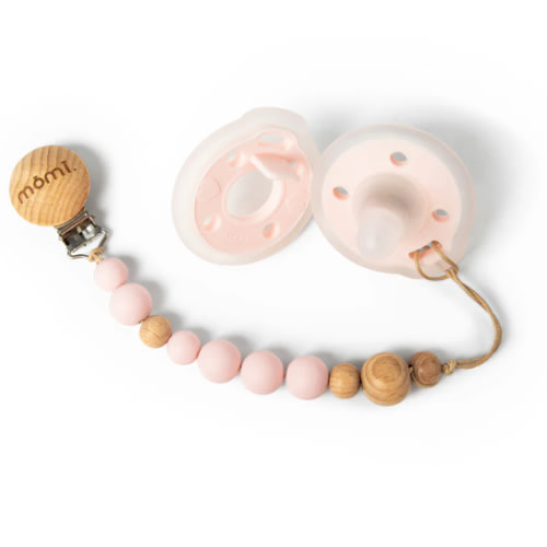 mōmi babypace pacifier gift set - seashell