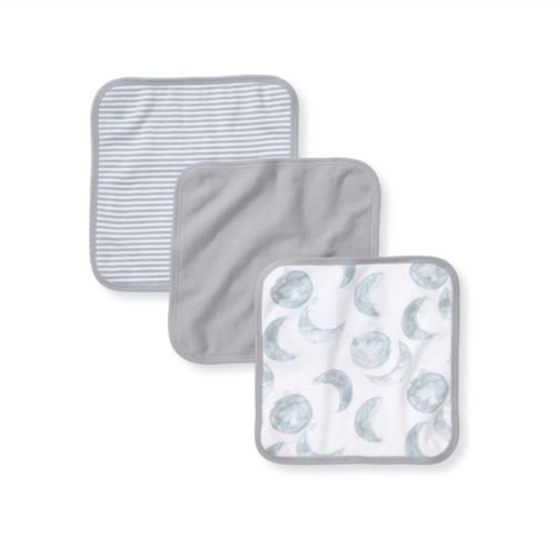 Little Ducks Organic Cotton Washcloths 3 Pack