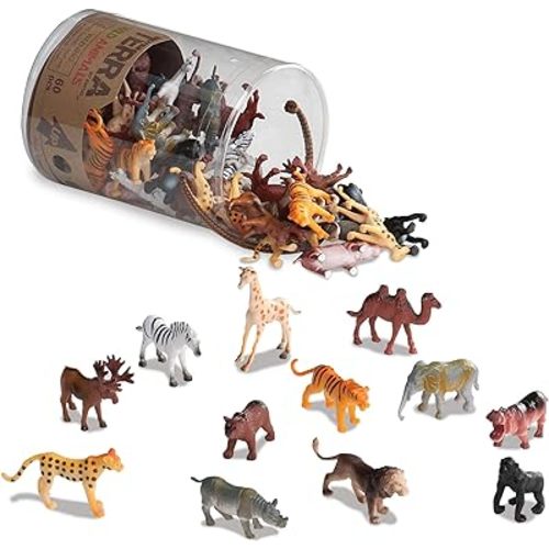 Terra by Battat – Assorted Miniature Wild Animal Toys