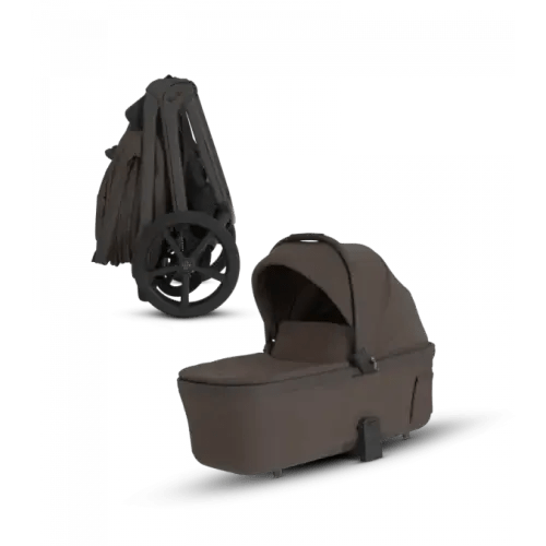 Silver Cross Cove 2 Bassinet - Compact, Comfortable & Stylish - Chocolate