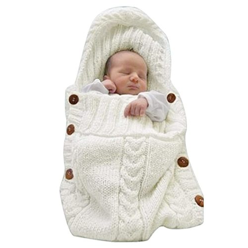 Manta, envoltura para bebé recién nacido, saco de dormir para bebé (0-10 meses), por XMWealthy, Beige
