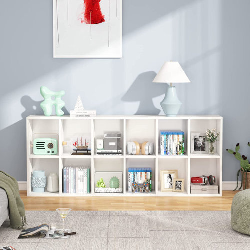 Latitude Run® Zendaya 71.65" H x 23.62" W Cube Bookcase & Reviews | Wayfair